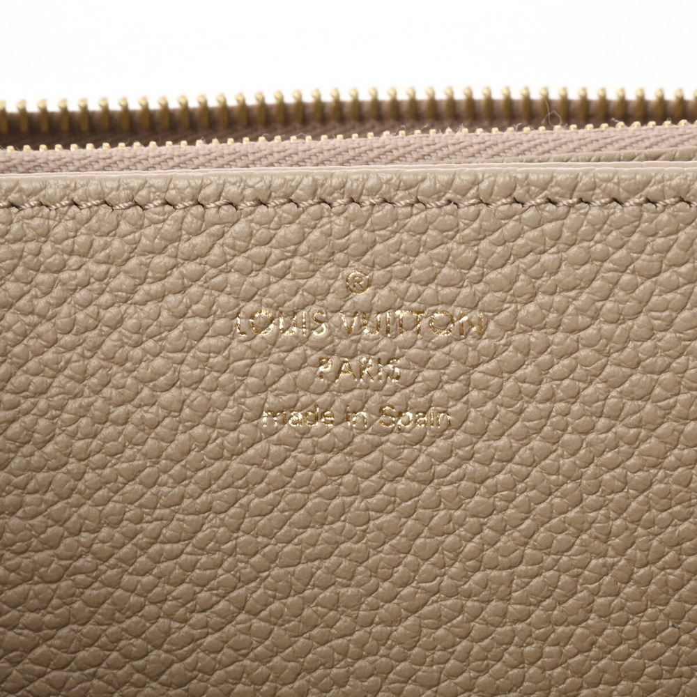 Louis Vuitton Bicolor Empreinte Zippy Wallet Tourtrail Creme Long - Picture 15 of 15